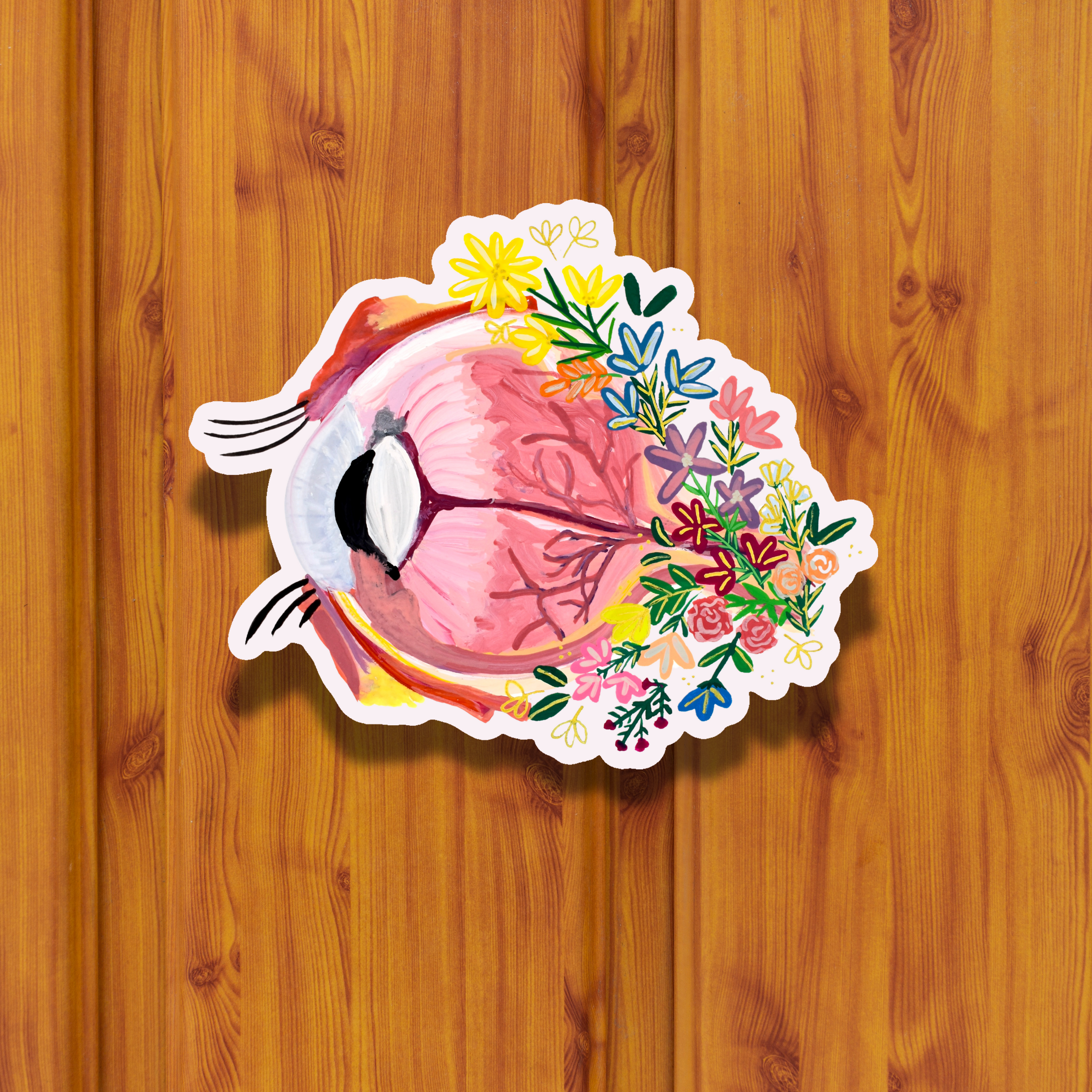 Eye sticker waterproof quality vinyl matte