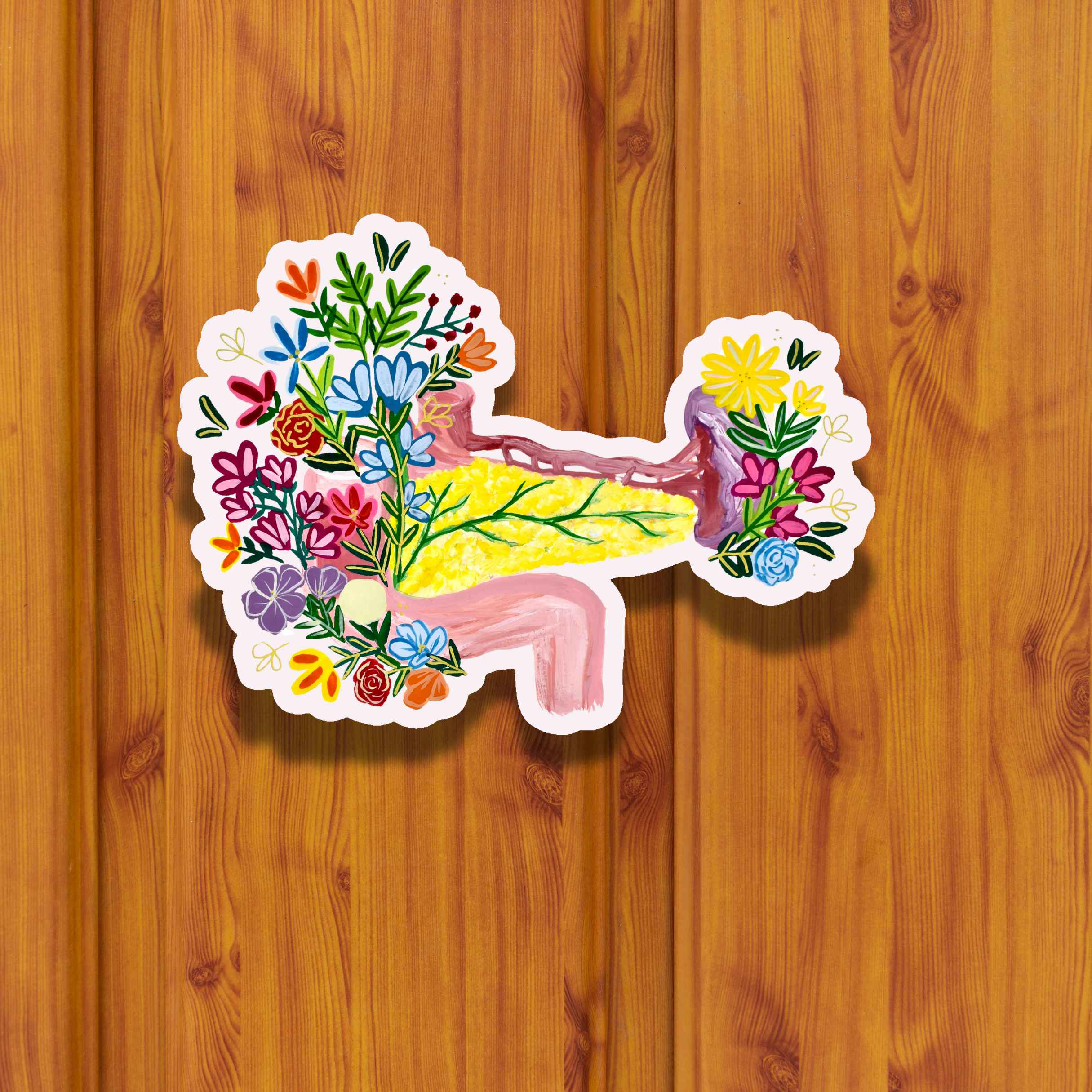Pancreas sticker waterproof quality vinyl matte