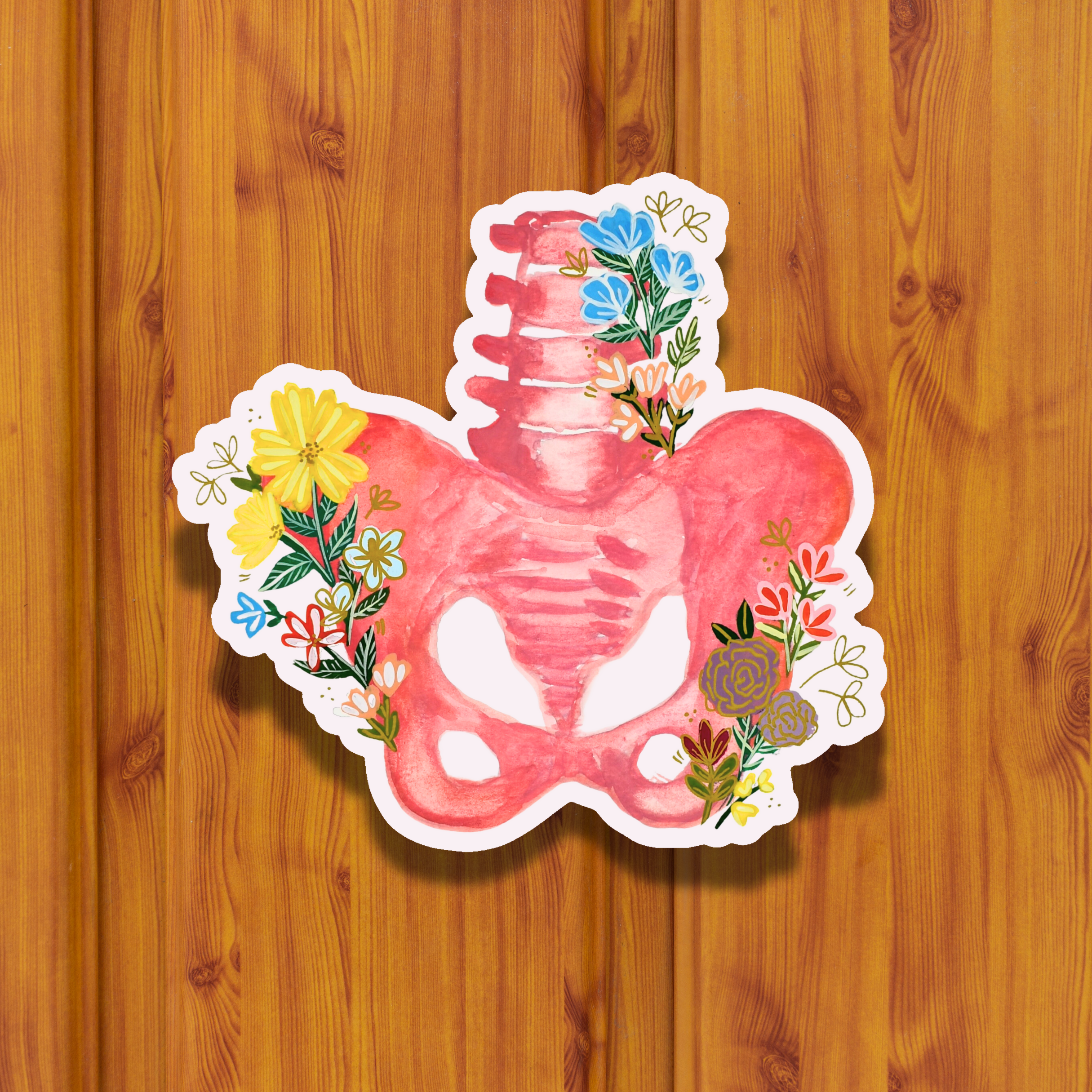 Pelvis Sticker waterproof quality vinyl matte