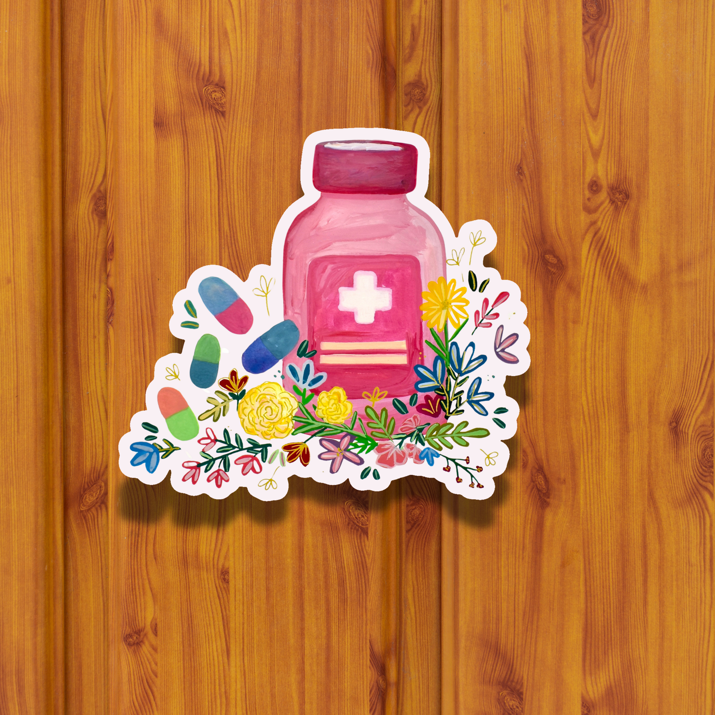Pharmacology sticker waterproof quality vinyl matte