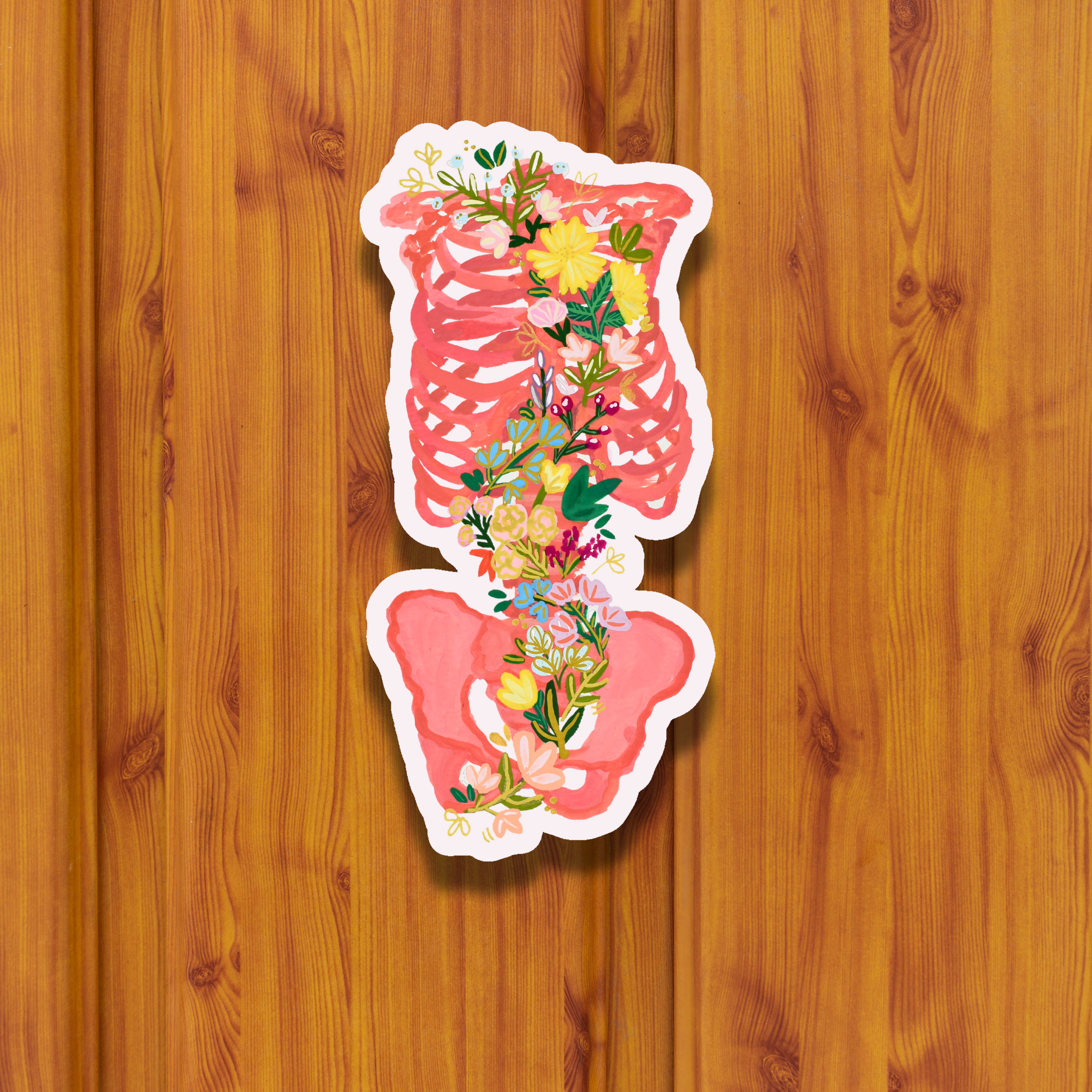 Skeleton Sticker waterproof quality vinyl matte