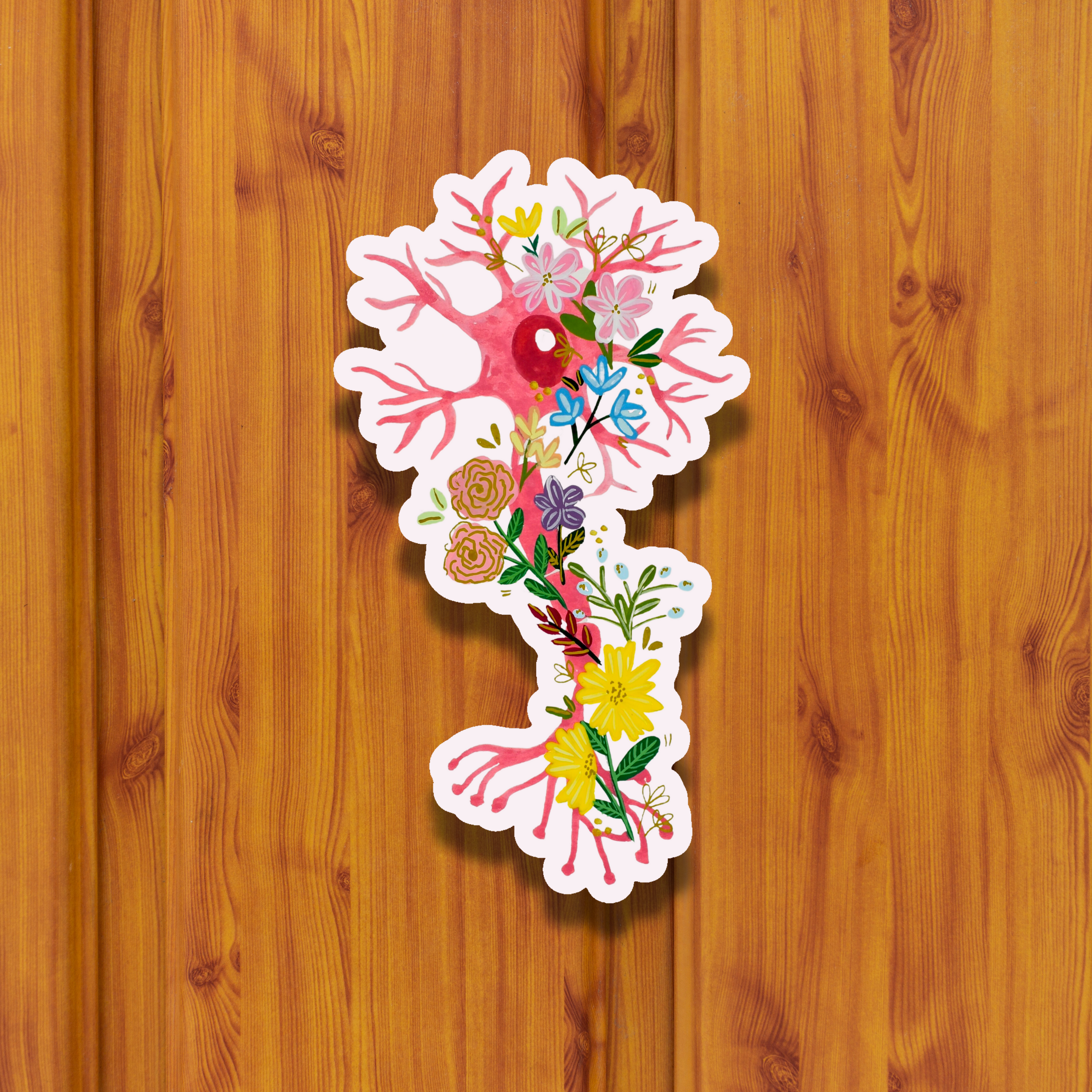 Neuron Sticker waterproof quality vinyl matte