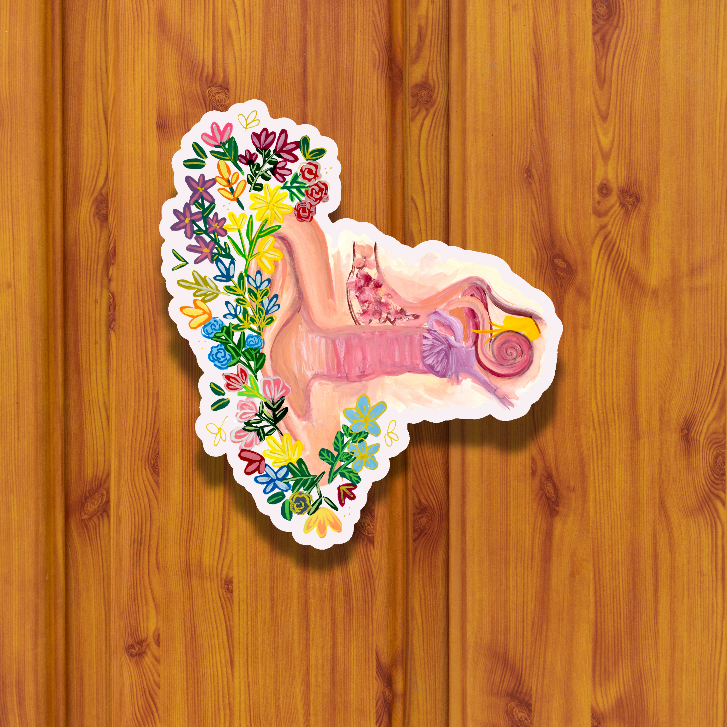 Ear sticker waterproof quality vinyl matte
