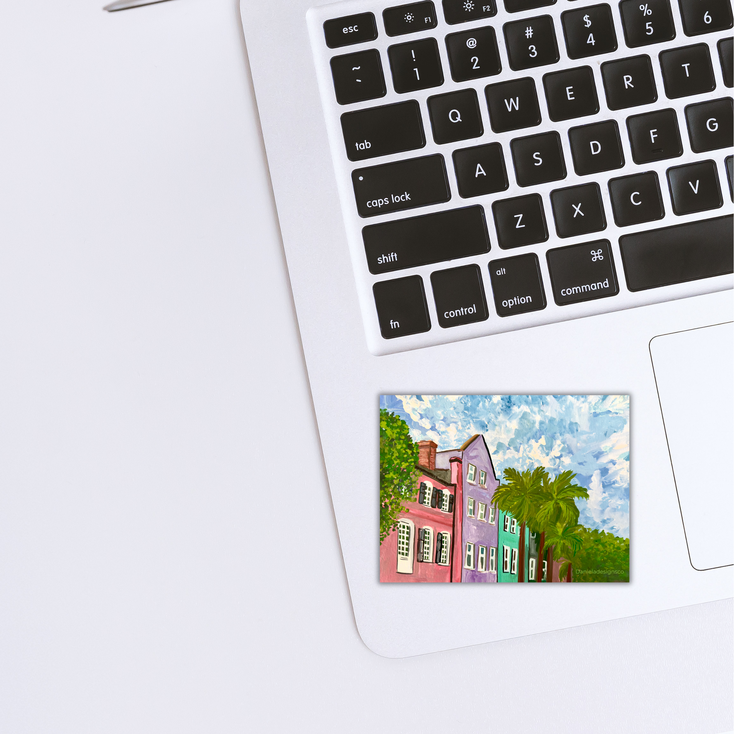 Rainbow Row Sticker waterproof quality vinyl matte