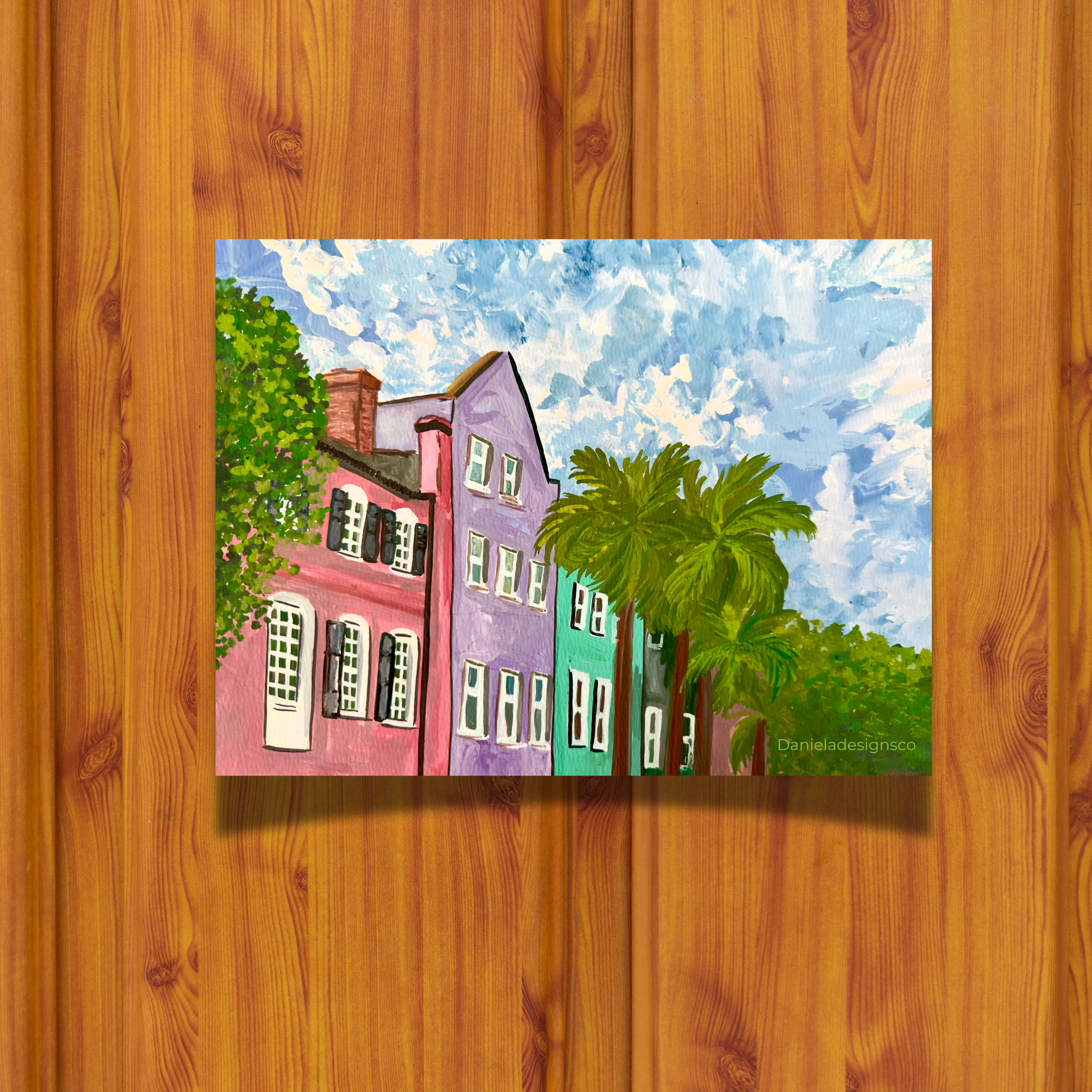 Rainbow Row Sticker waterproof quality vinyl matte