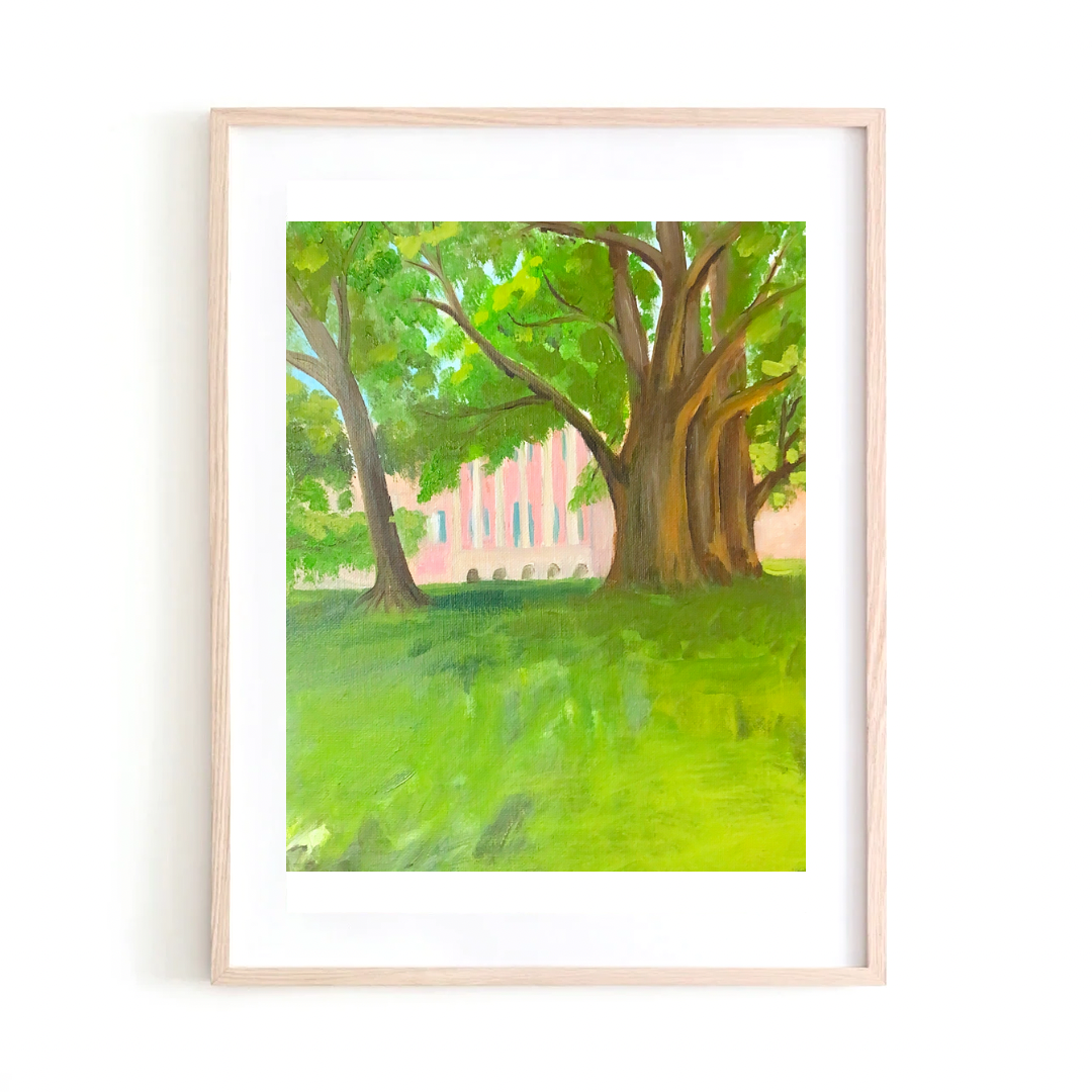 Randolph Hall College of Charleston art print