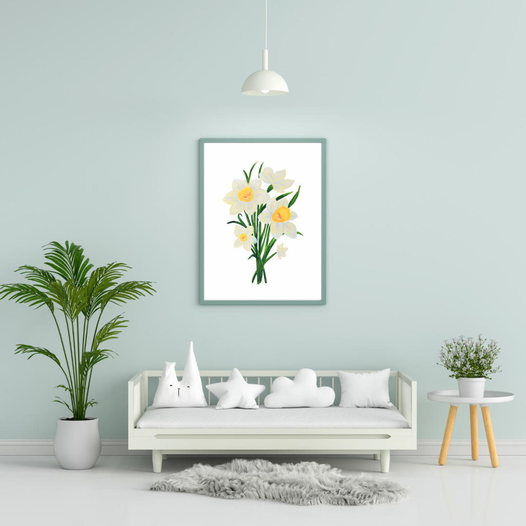 Daffodil art print