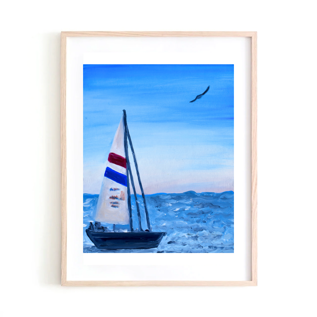 Sailboat art print