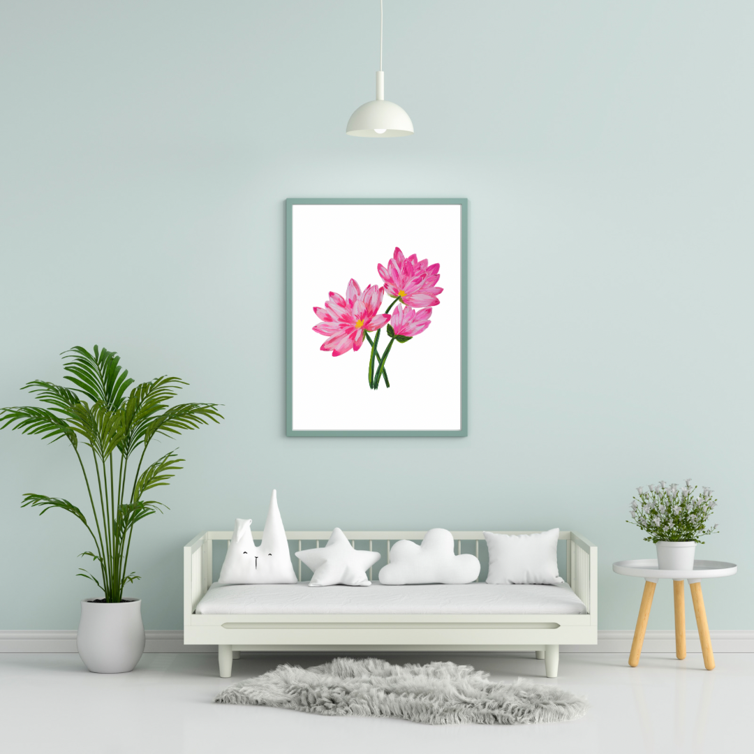 Water lily art print