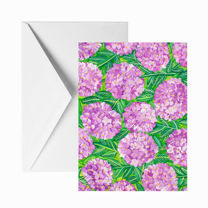 Hydrangeas Greeting Cards (6-designs)