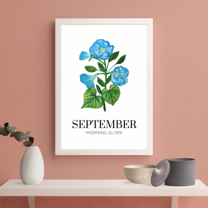 September Morning Glory art print