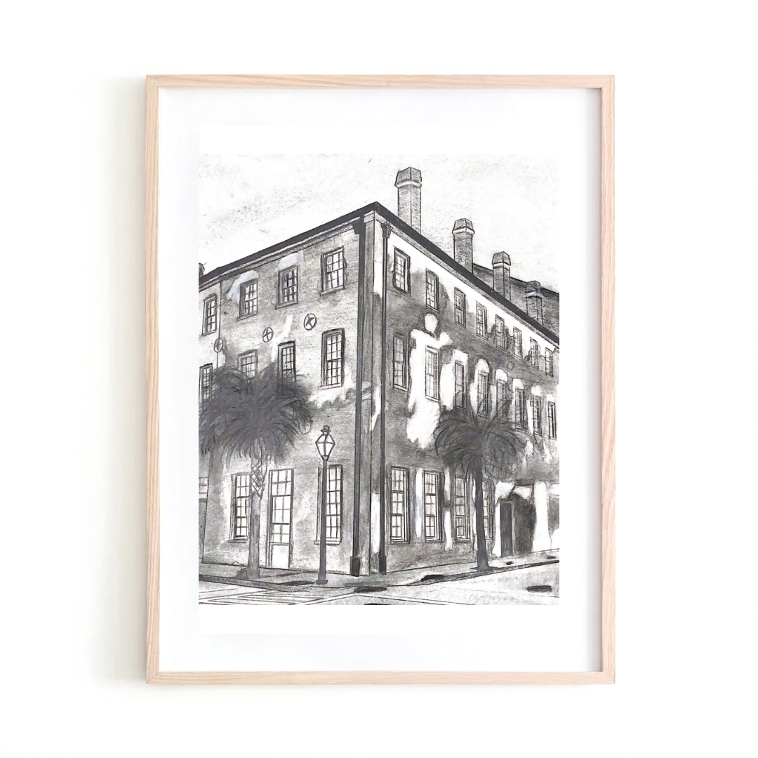 Dock Street Theater Charleston art print