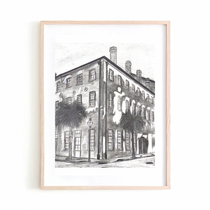 Dock Street Theater Charleston art print