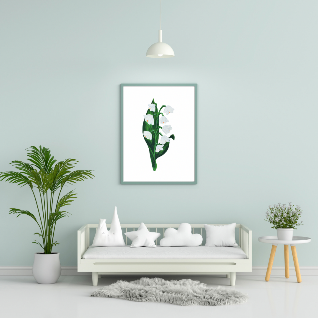 Lily of the valley art print