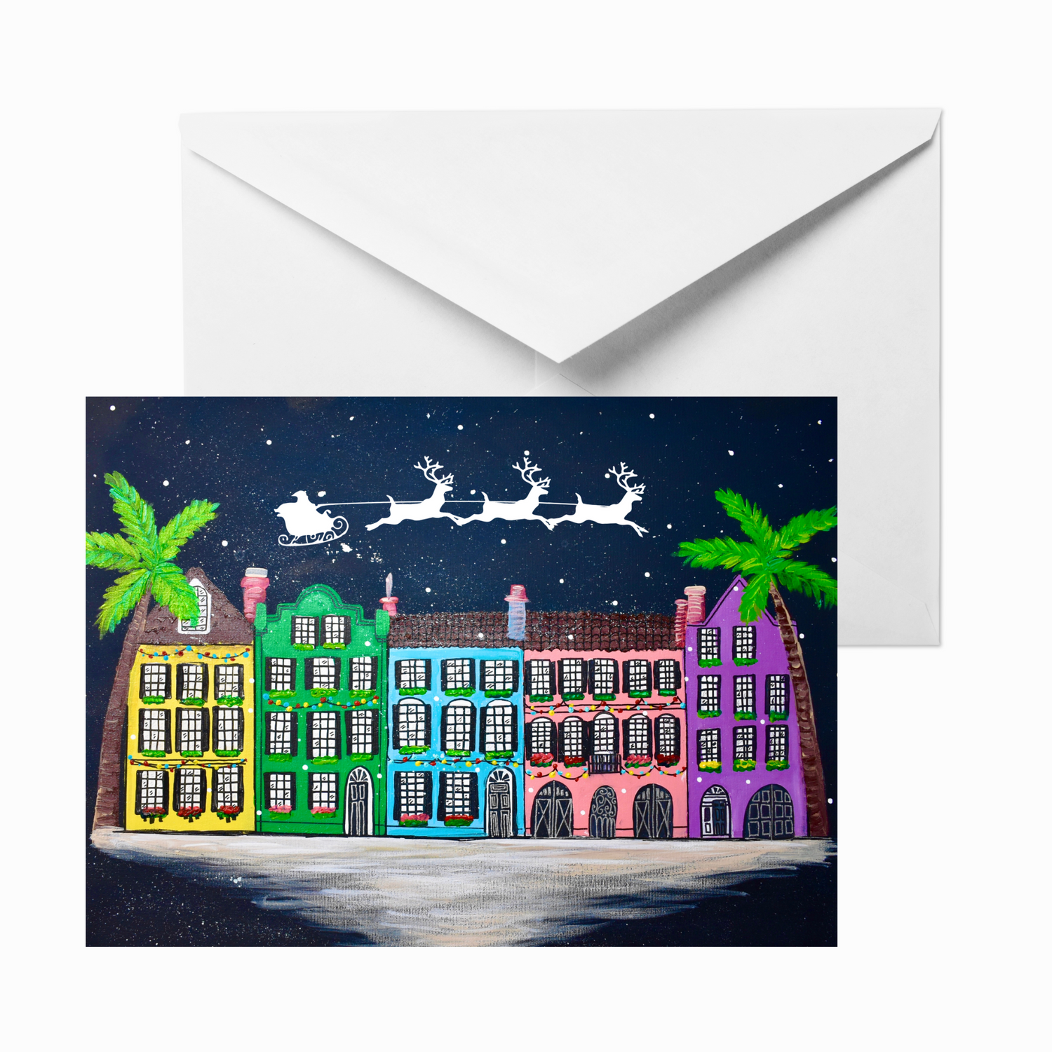 Charleston Christmas Greeting Card