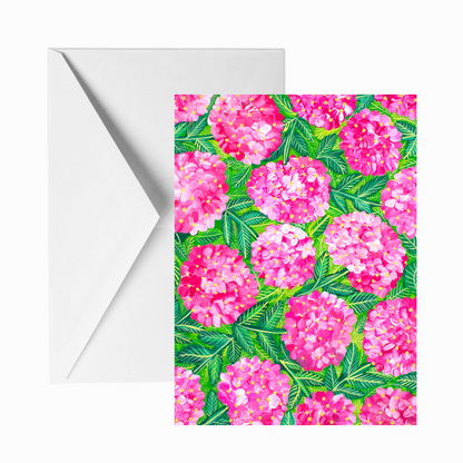 Hydrangeas Greeting Cards (6-designs)