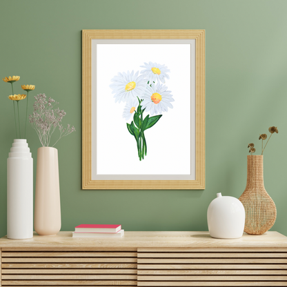 Daisy art print