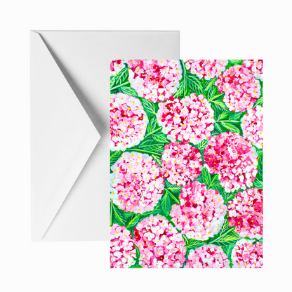 Hydrangeas Greeting Cards (6-designs)