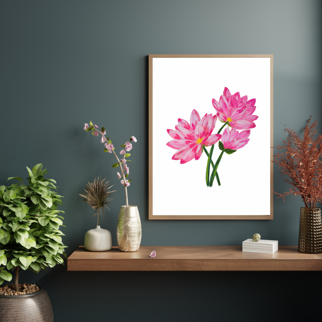 Water lily art print