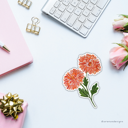 Chrysanthemum sticker
