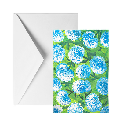 Hydrangeas Greeting Cards (6-designs)