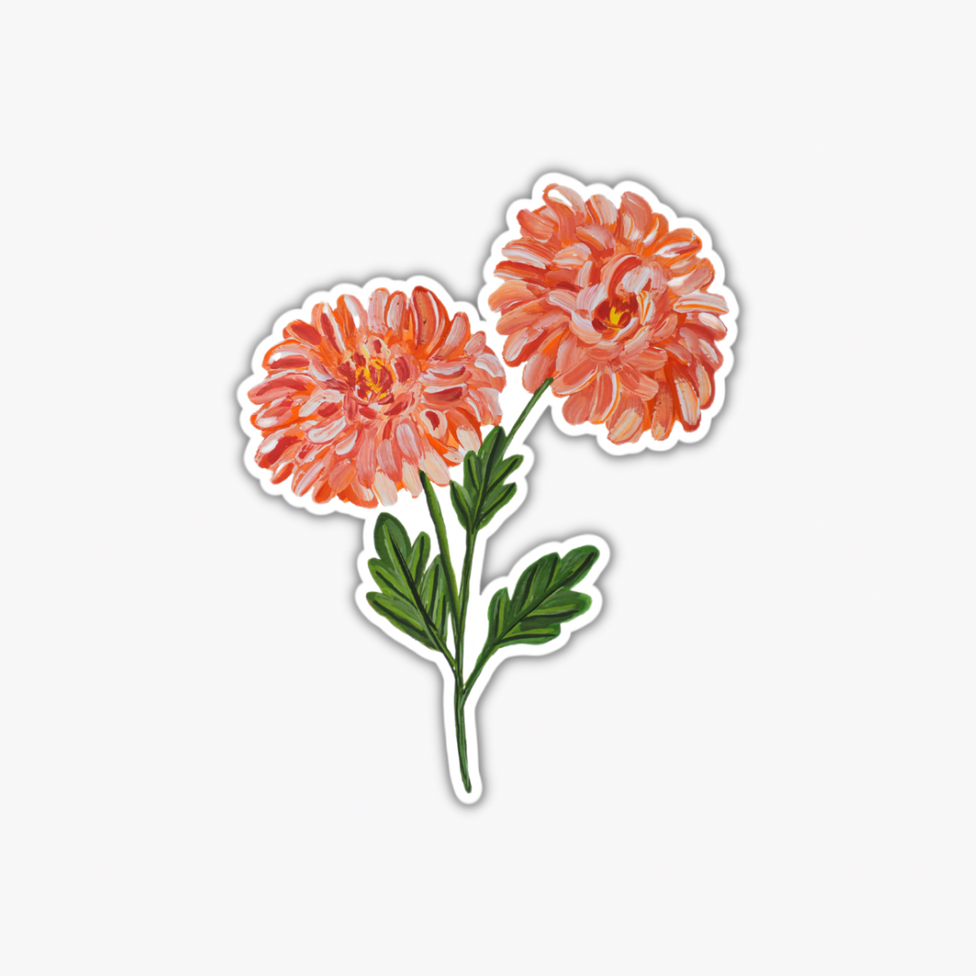 Chrysanthemum sticker