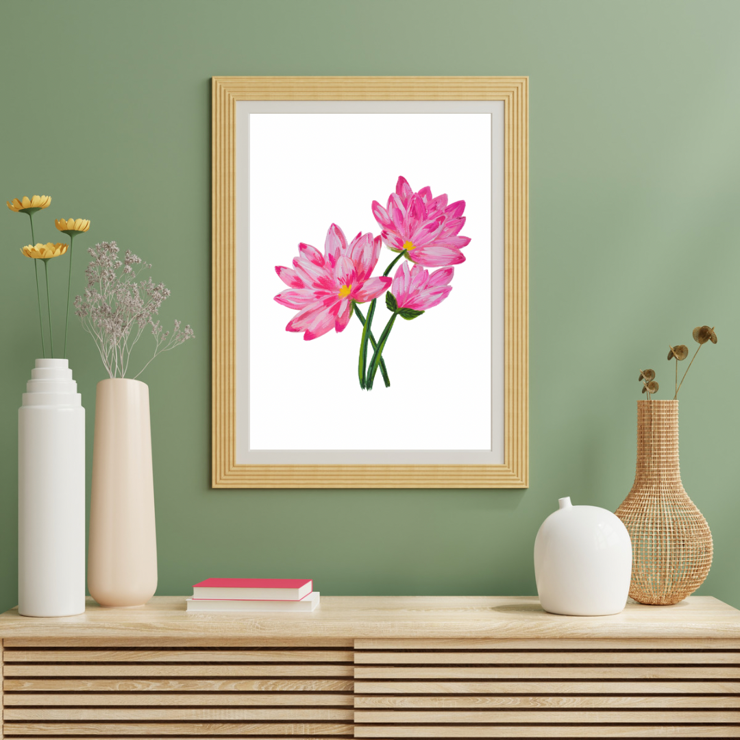 Water lily art print