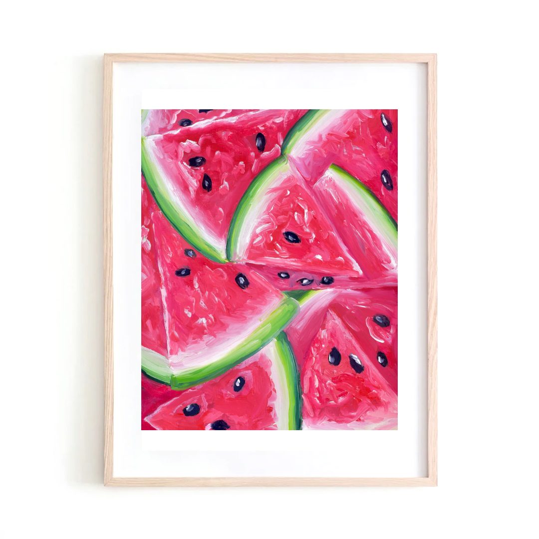 Watermelon art print