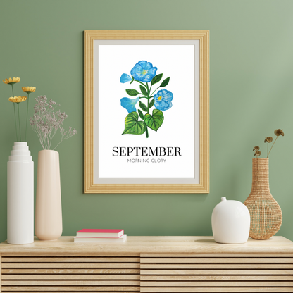 September Morning Glory art print