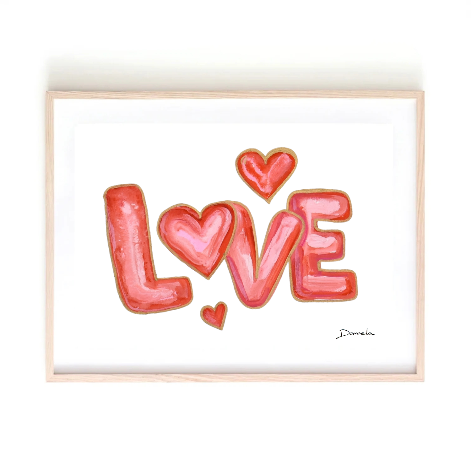 Valentines Love  Art Print
