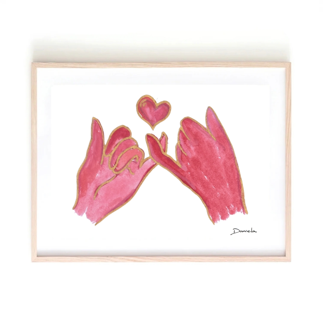 Pinky Promise Art Print