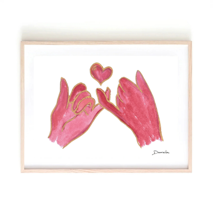 Pinky Promise Art Print