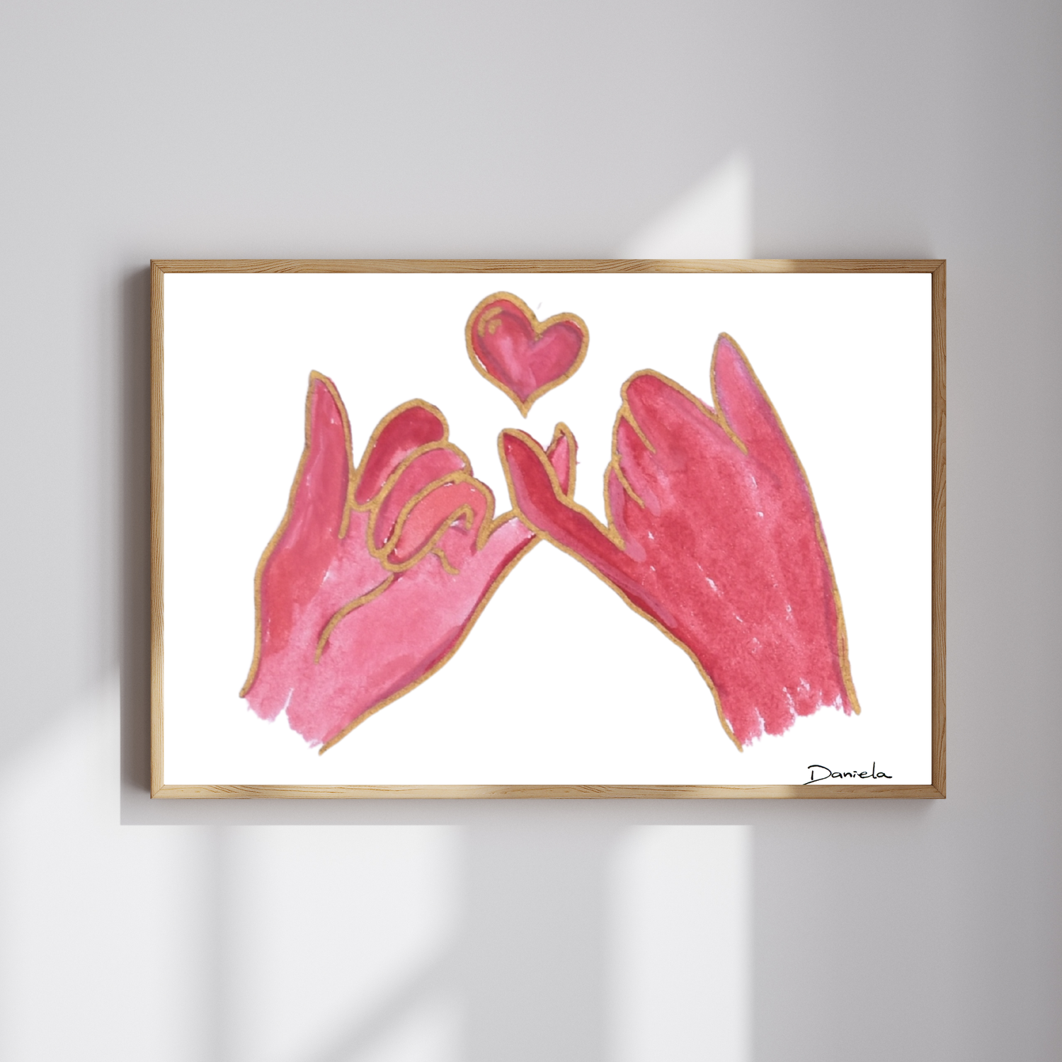 Pinky Promise Art Print