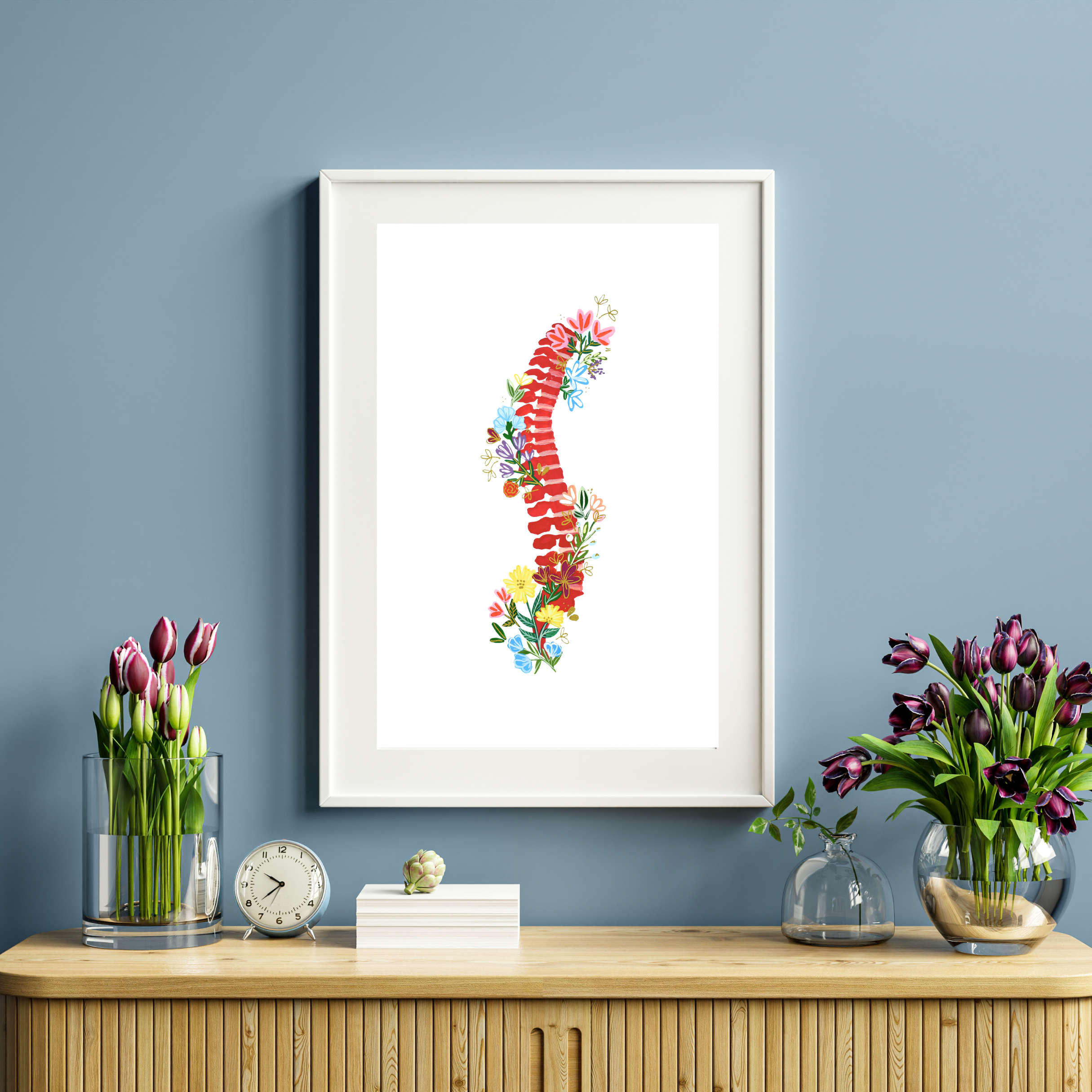 Spine art print