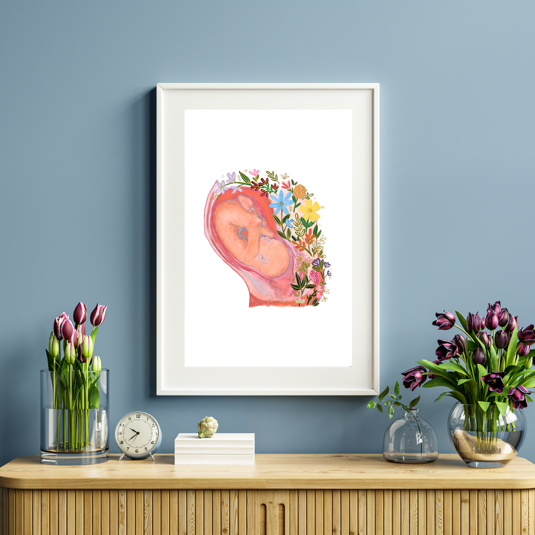 Gestation art print