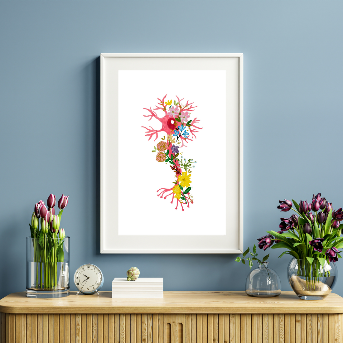 Neuron art print