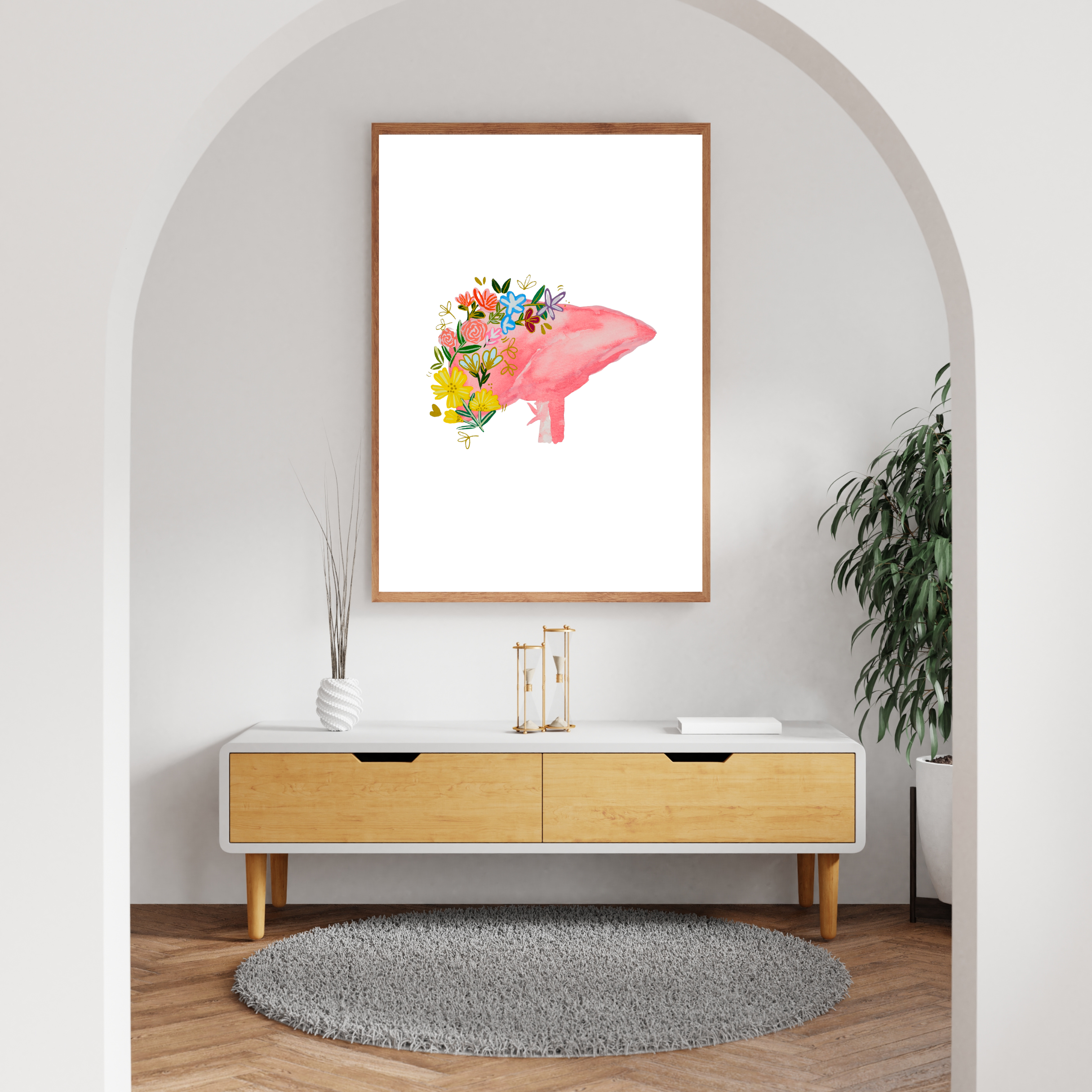 Liver art print