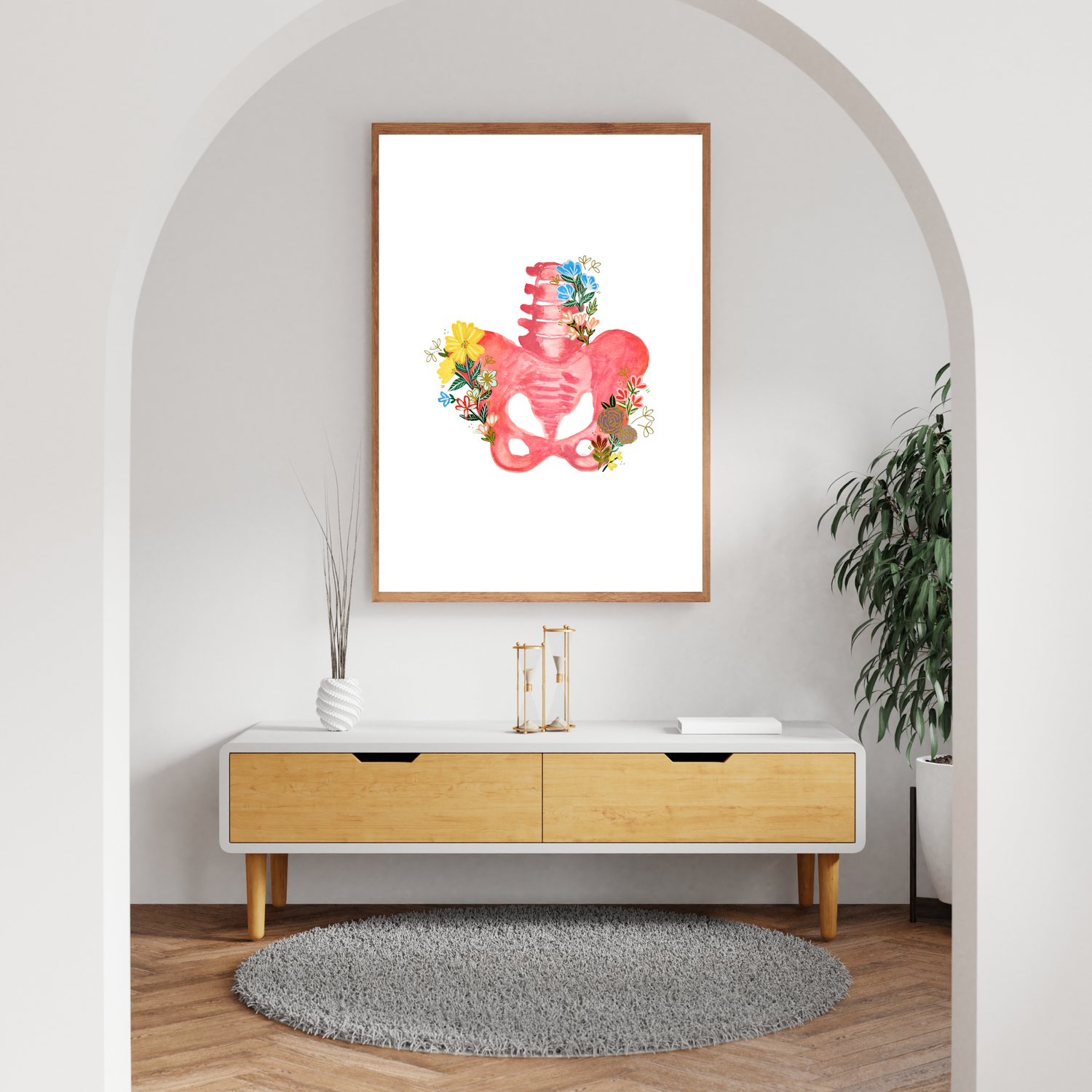 Pelvis art print