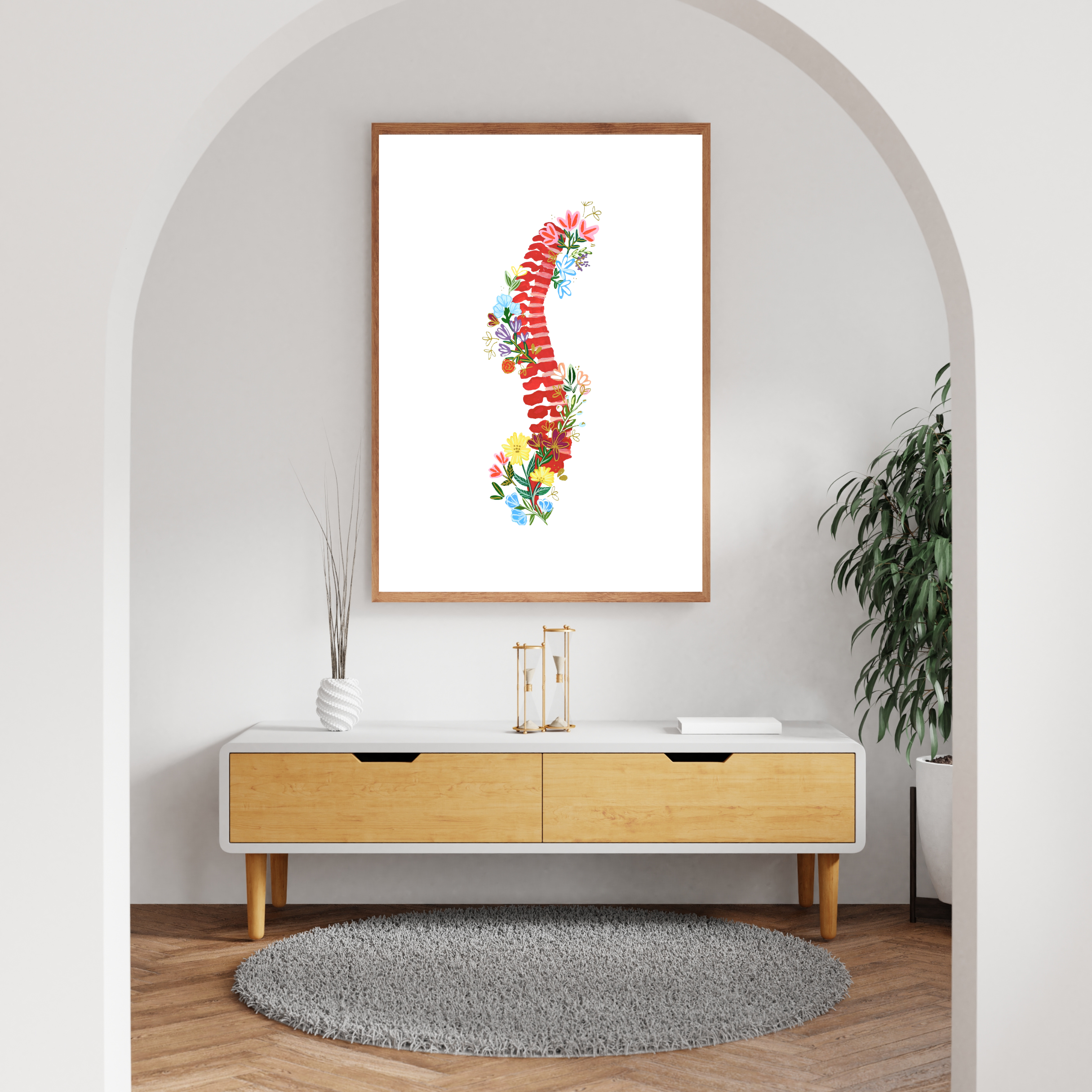 Spine art print