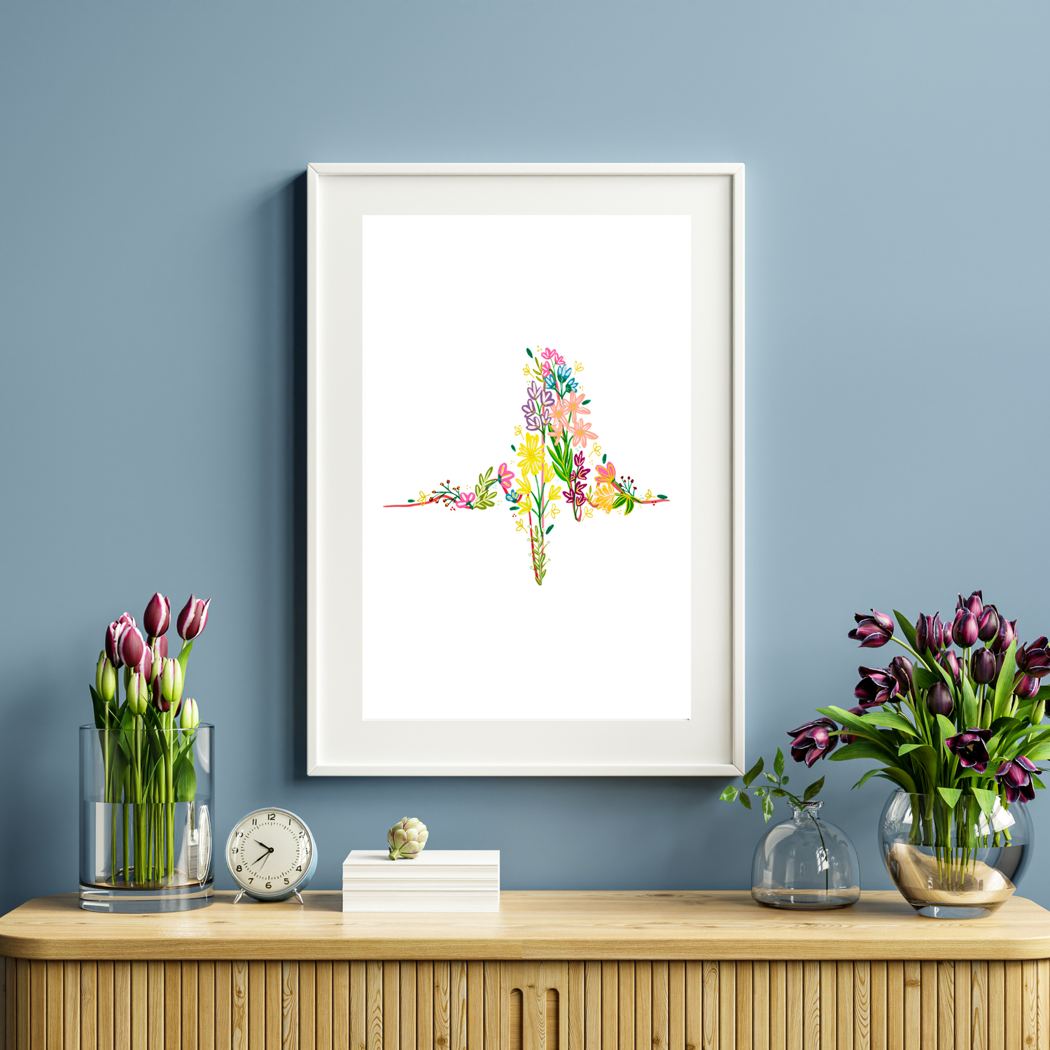 EKG art print