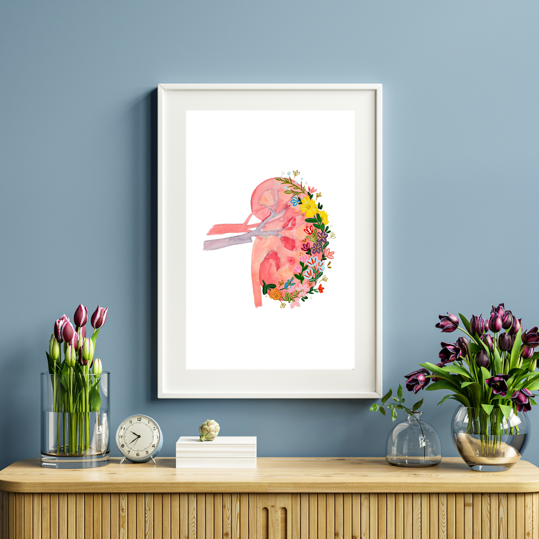 Kidney art print