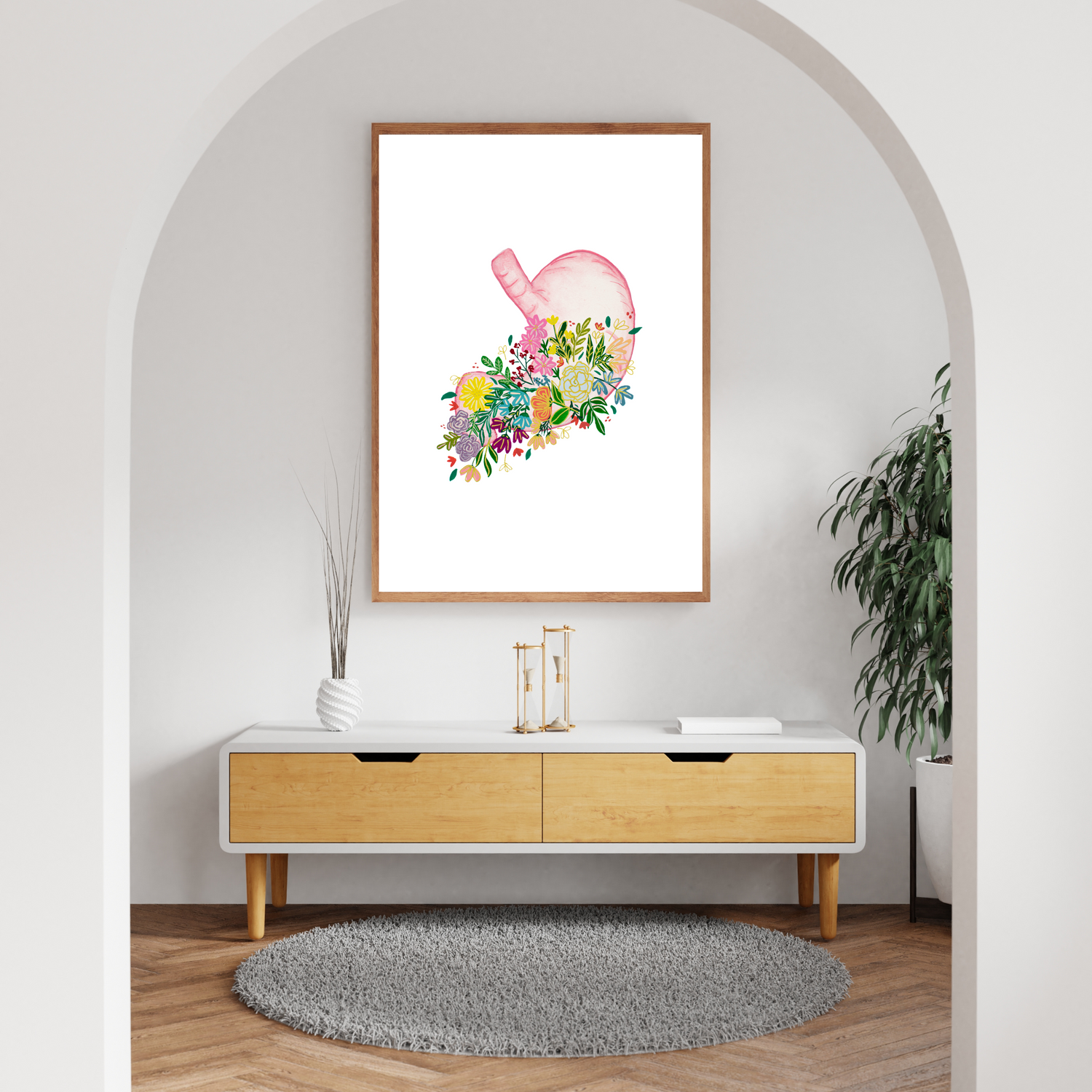 Stomach  art print