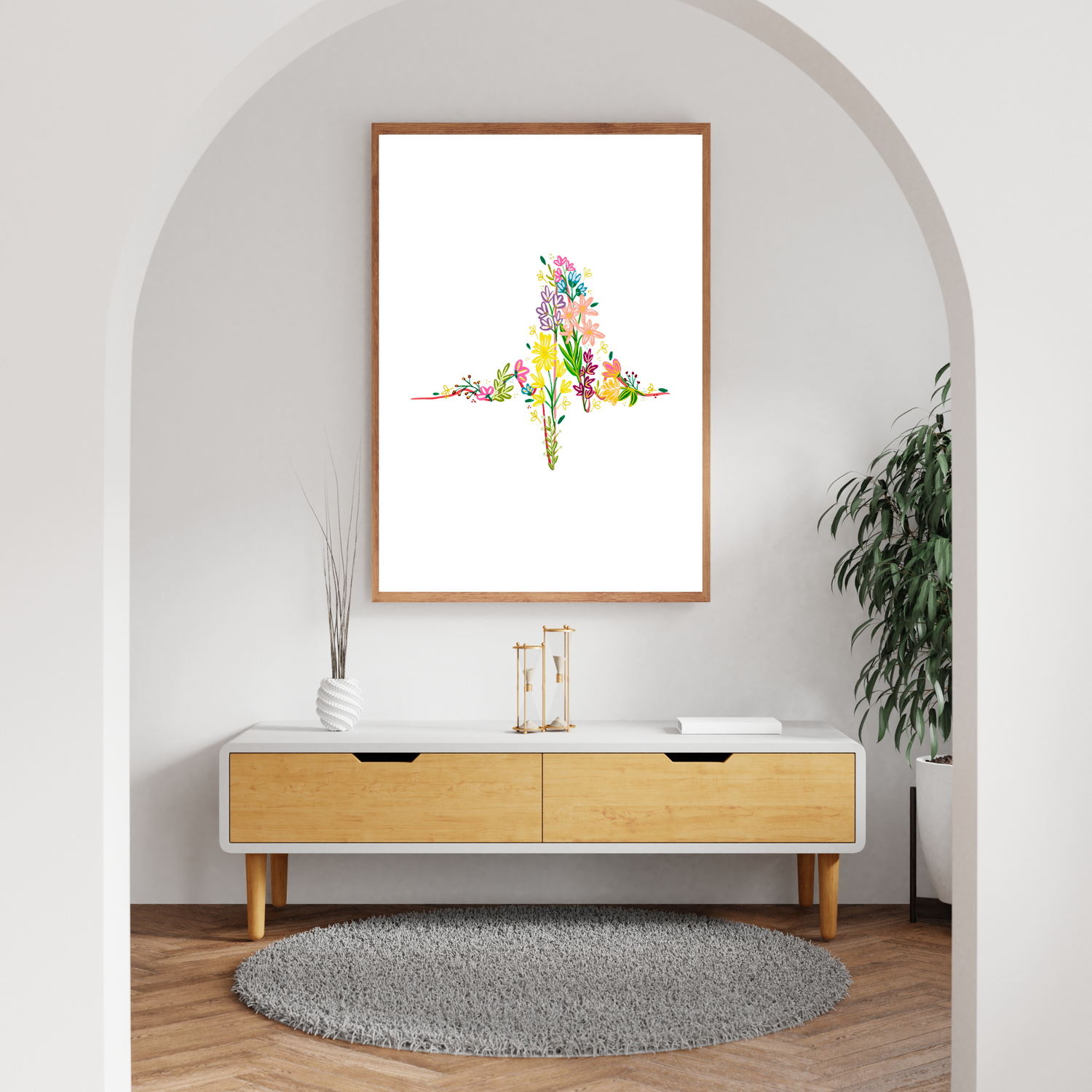 EKG art print