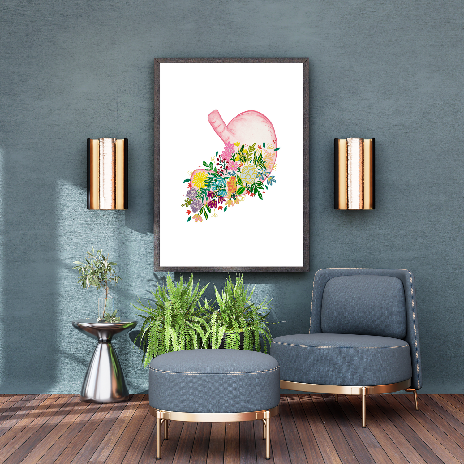 Stomach  art print