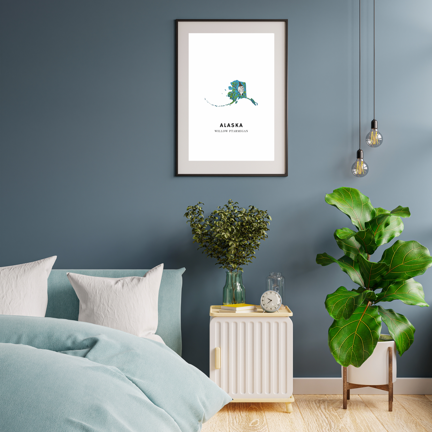 Alaska State Bird art print