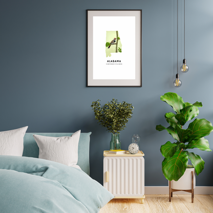 Alabama State Bird art print