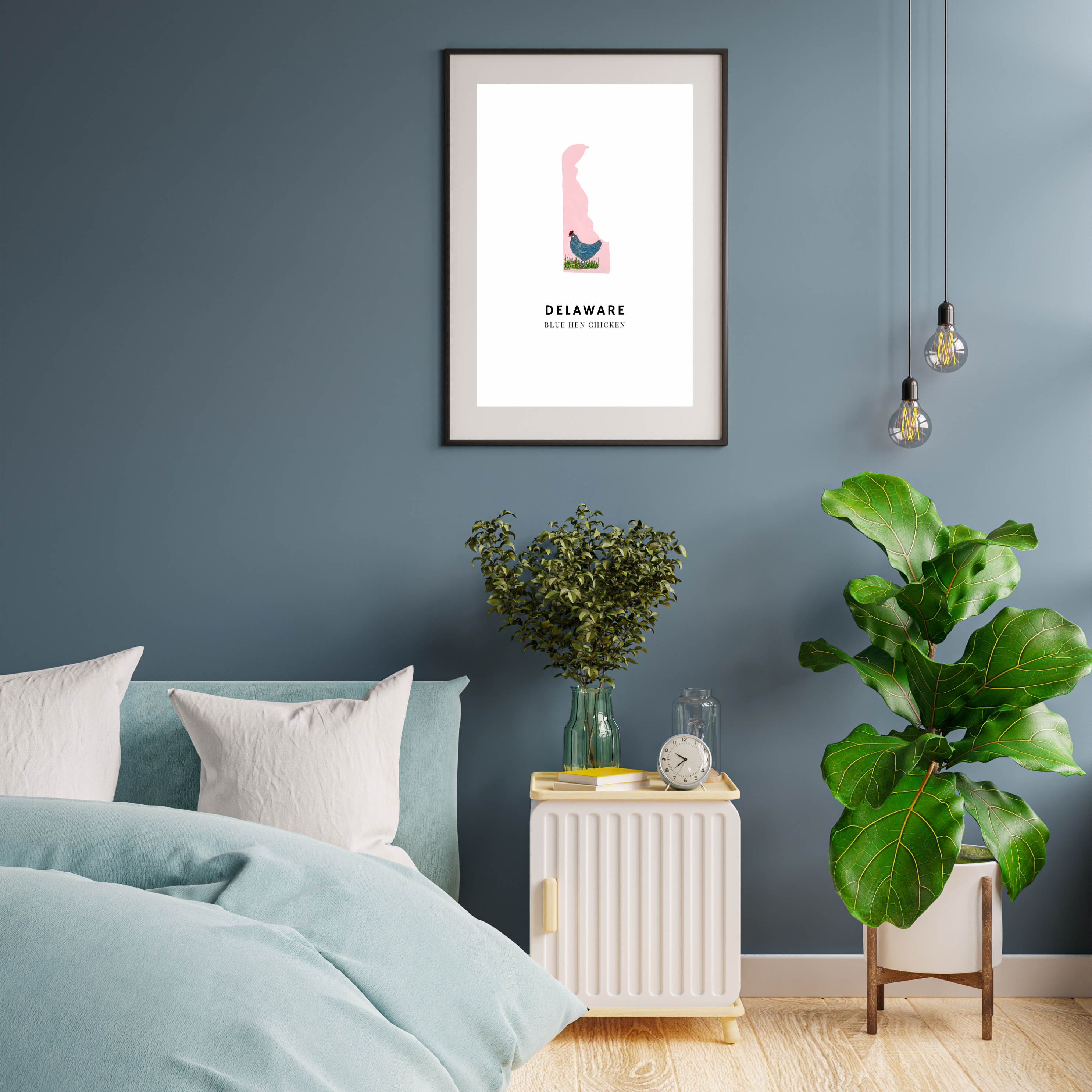 Delaware State Bird art print