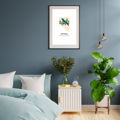 Nevada State Bird art print