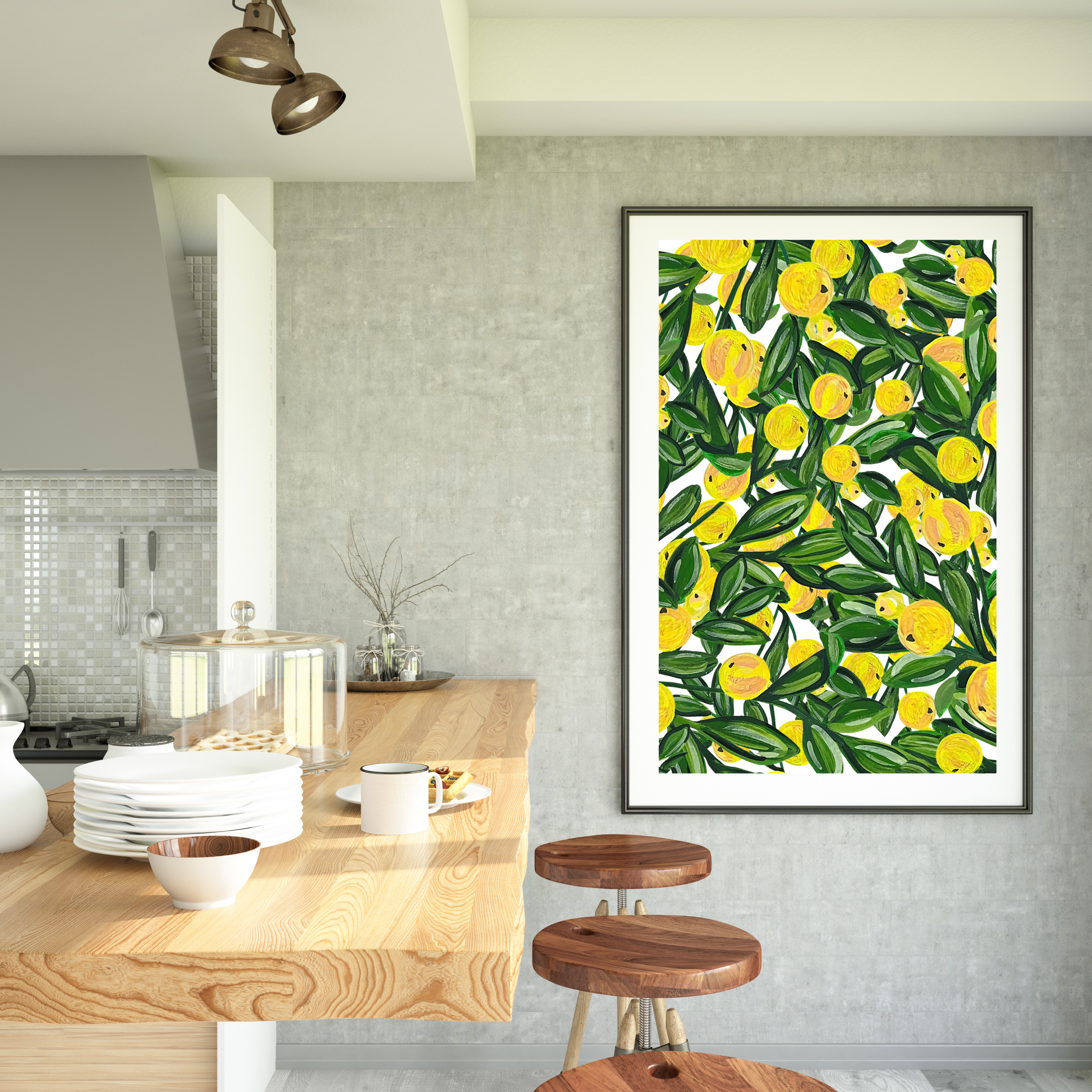 Lemons 2 art print