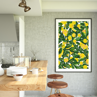 Lemons 2 art print